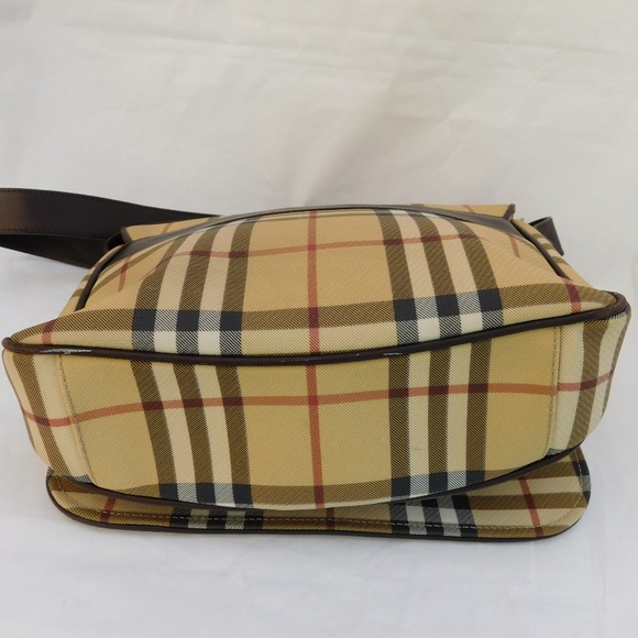 BURBERRY CANVAS CROSSBODY MESSENGER BAG - Picture 5 of 8